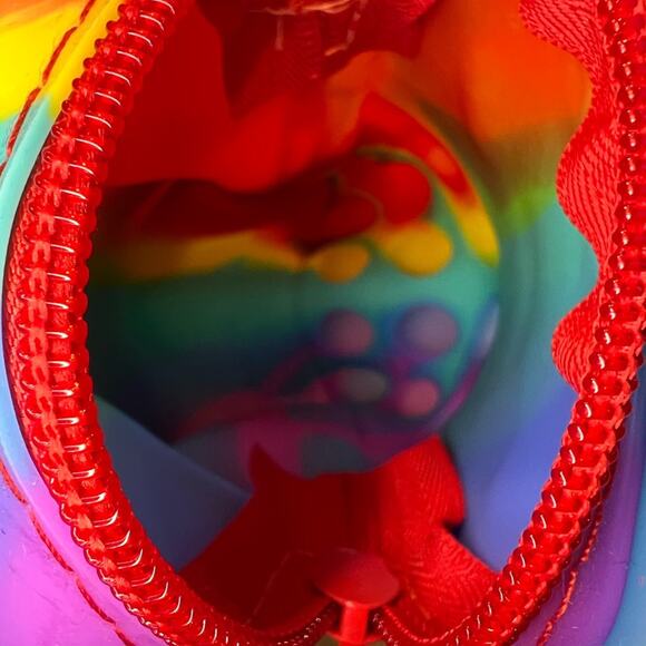 Rainbow Cupcake Pop It Crossbody Bag - Picture 2 of 3